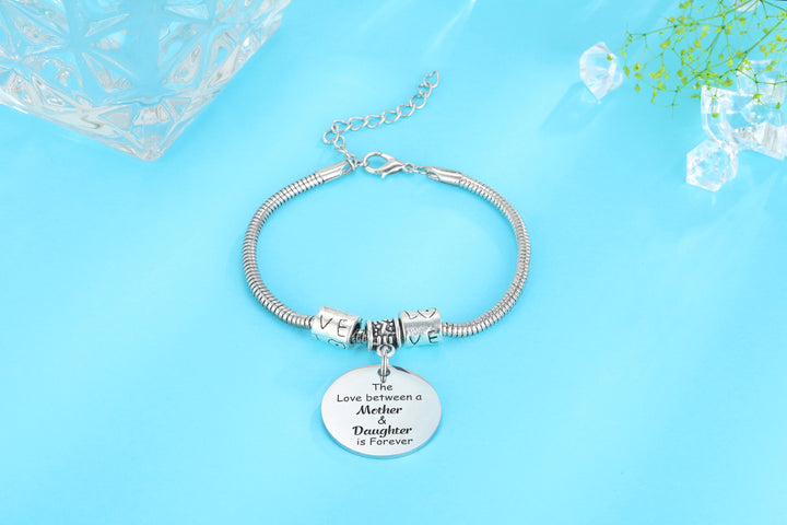 To My Daughter "The love between a mother and daughter is forever" Bracelet - SARAH'S WHISPER