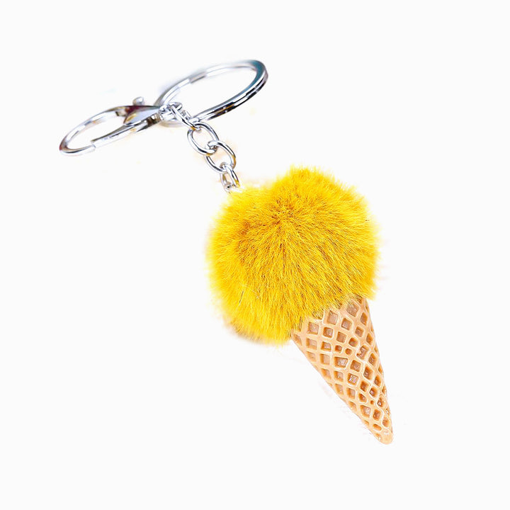 To My Granddaughter "life Is Like An Ice Cream, Enjoy It Before It Melts" Key Ring