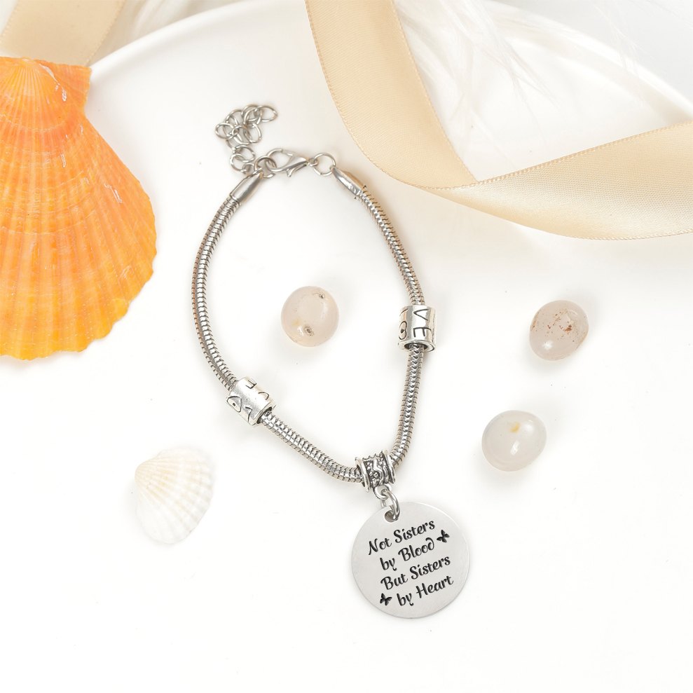 To My Best Friend "Not SISTERS BY BlOOD BUT SISTERS BY HEART" Bracelet - SARAH'S WHISPER