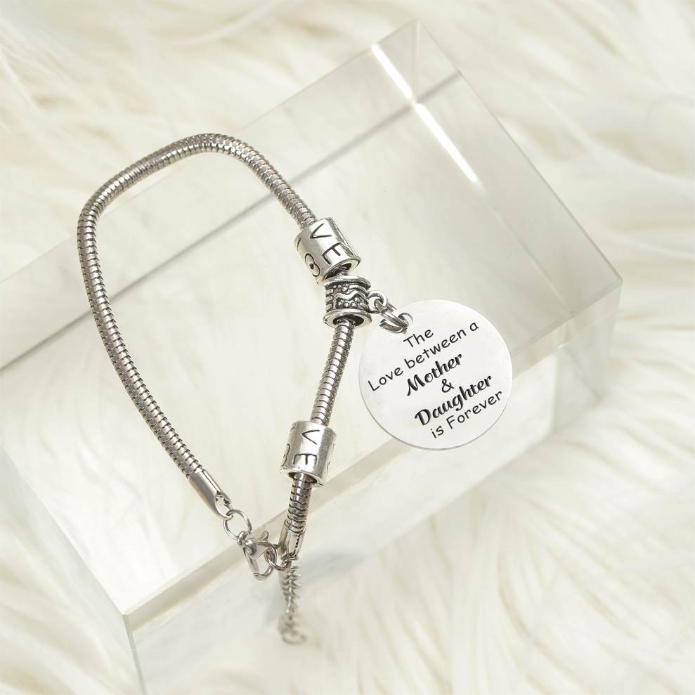 To My Daughter "The love between a mother and daughter is forever" Bracelet - SARAH'S WHISPER