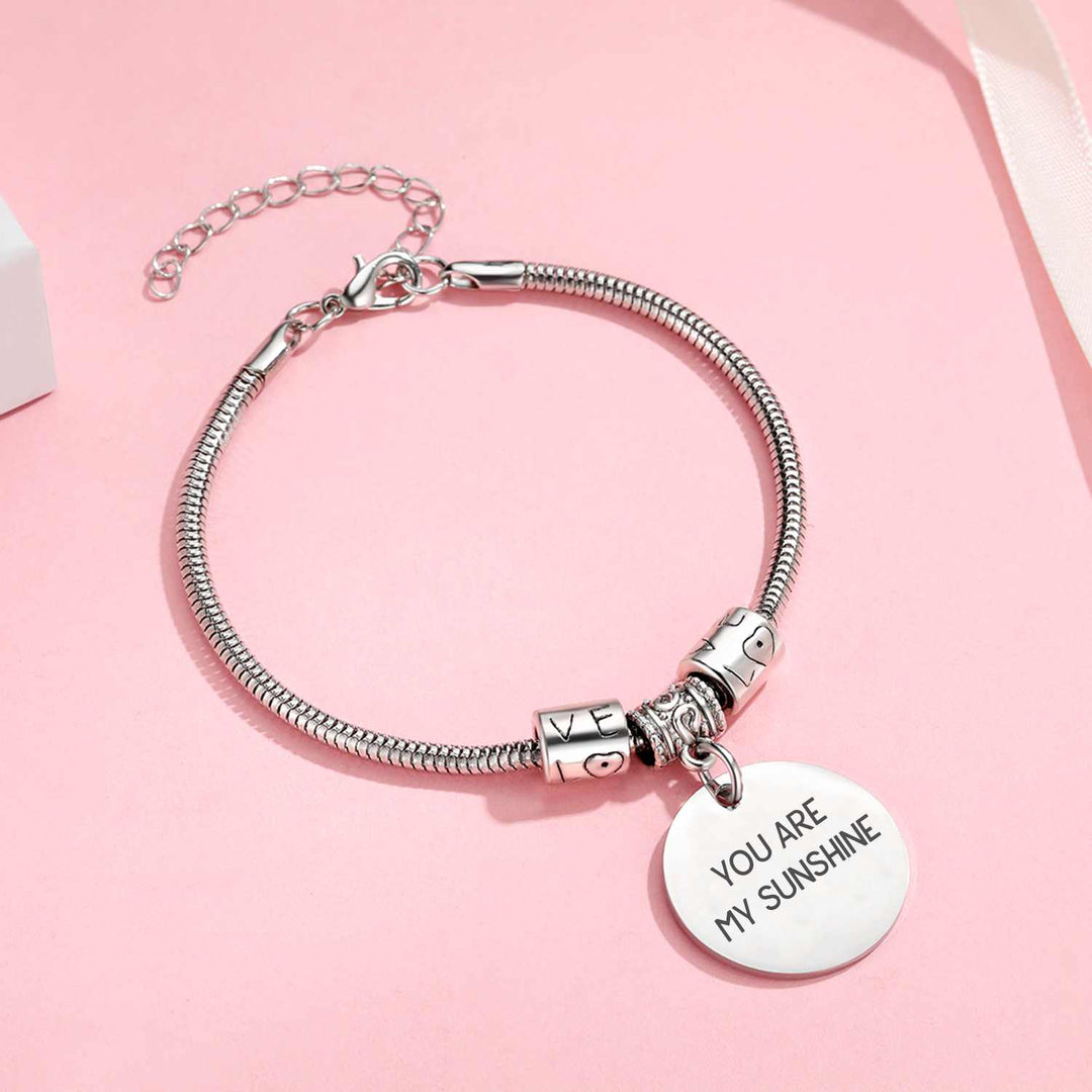 To My Bonus Daughter "YOU ARE MY SUNSHINE" Bracelet - SARAH'S WHISPER