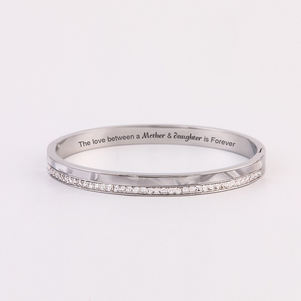 To My Daughter "The Love between a Mother & Daughter is Forever" Bracelet - SARAH'S WHISPER