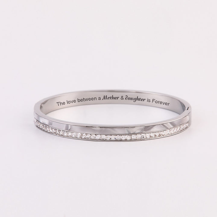 To My Daughter "The Love between a Mother & Daughter is Forever" Bracelet - SARAH'S WHISPER