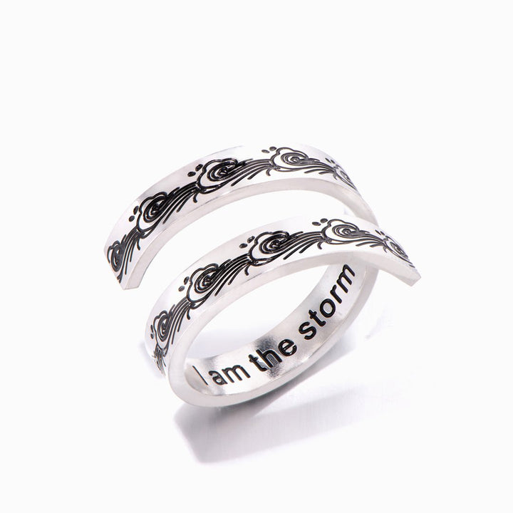 "To my Daughter "I Am The Storm"  Adjustable Ring