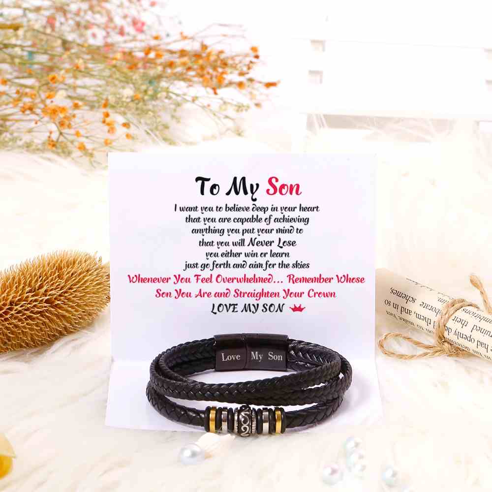 To My Son "Love My Son" Bracelet - SARAH'S WHISPER