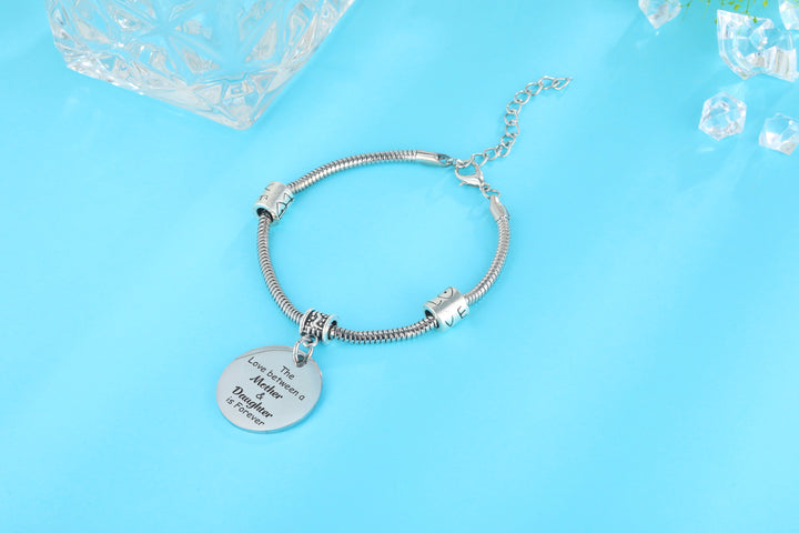 To My Daughter "The love between a mother and daughter is forever" Bracelet - SARAH'S WHISPER