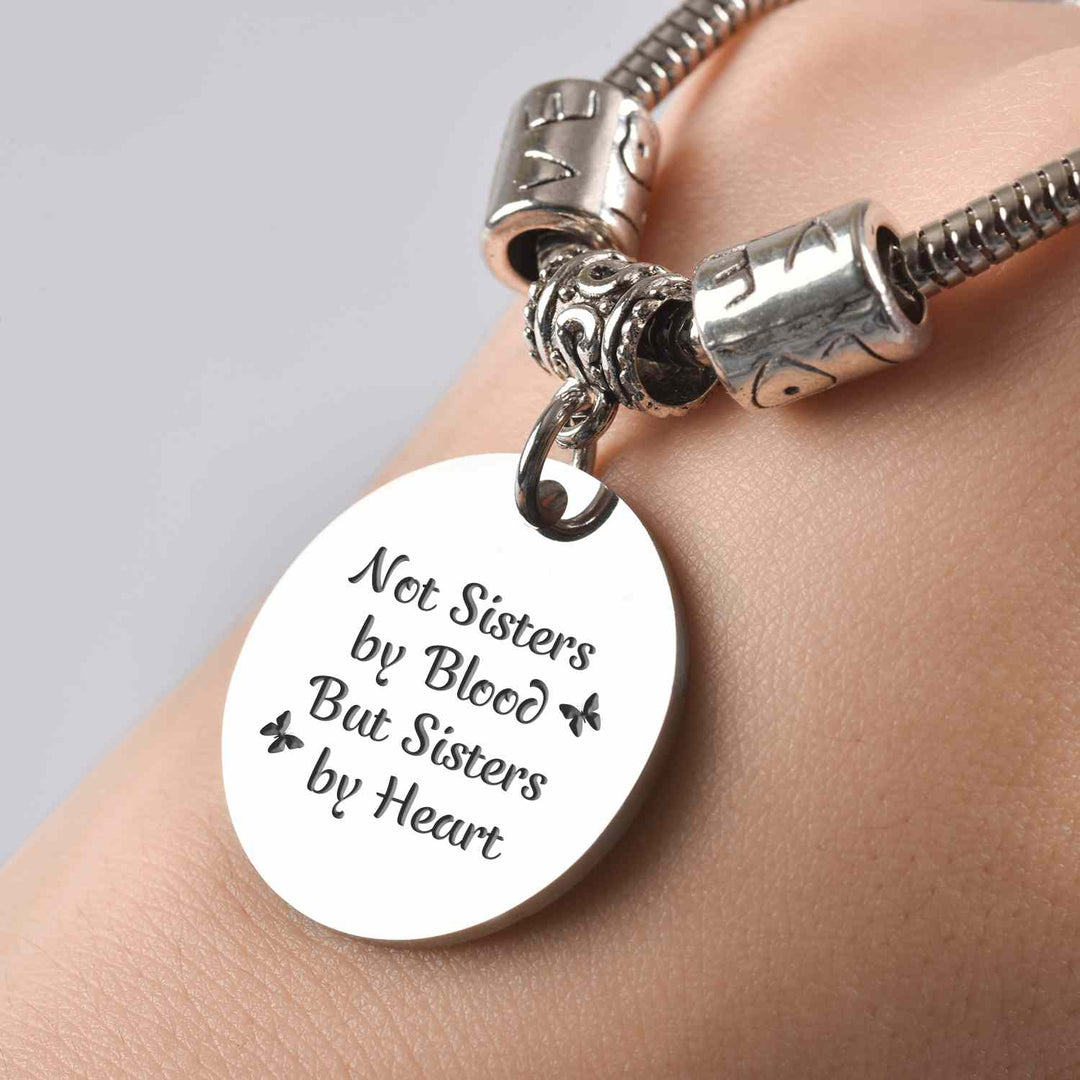 To My Best Friend "Not SISTERS BY BlOOD BUT SISTERS BY HEART" Bracelet - SARAH'S WHISPER