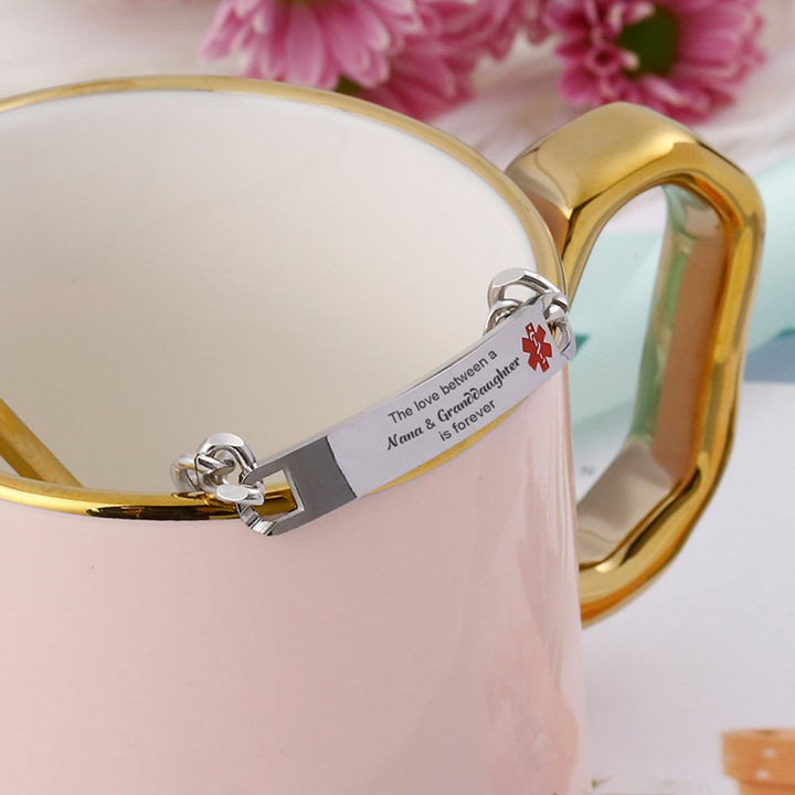 To My Granddaughter "The Love between a Nana & Daughter is Forever"Bracelet - SARAH'S WHISPER