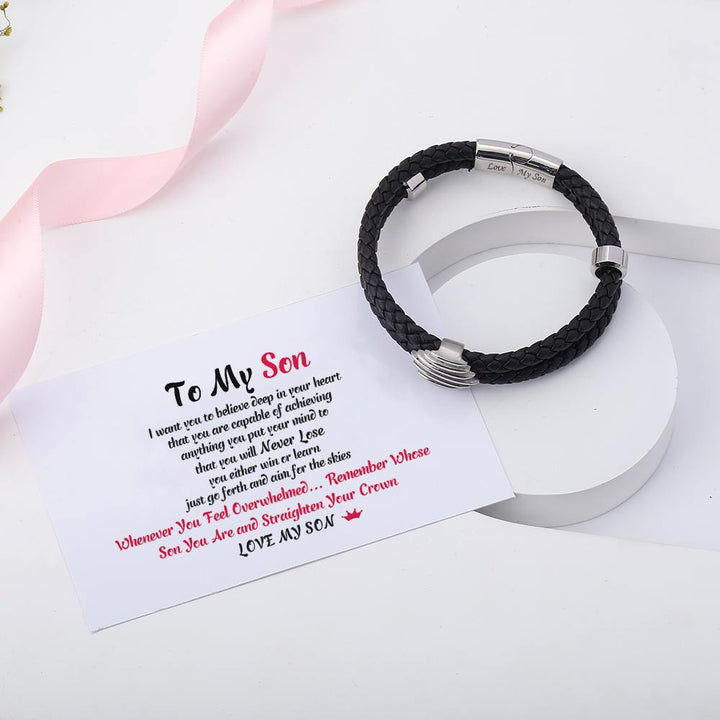 To My Son "Love My Son" Shell Bracelet - SARAH'S WHISPER