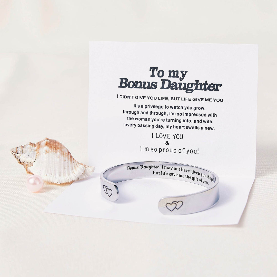 TO MY BONUS DAUGHTER BANGLE - SARAH'S WHISPER