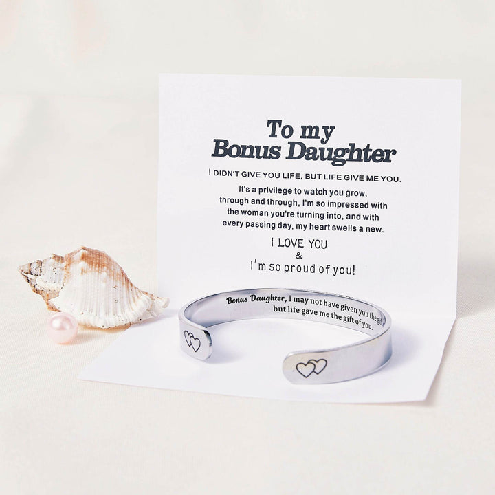 TO MY BONUS DAUGHTER BANGLE - SARAH'S WHISPER