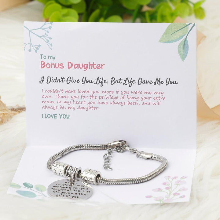 [Multiple Family Members] To Your Granddaughter/Bonus Daughter/Friend/Sister/Daughter/Aunt/Mom Bracelet And Men's Bracelet - Full Of Love - SARAH'S WHISPER