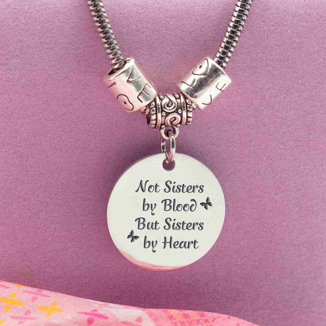 [CUSTOM NAMES] For My Best Friend "Not SISTERS BY BlOOD BUT SISTERS BY HEART" Bracelet - SARAH'S WHISPER