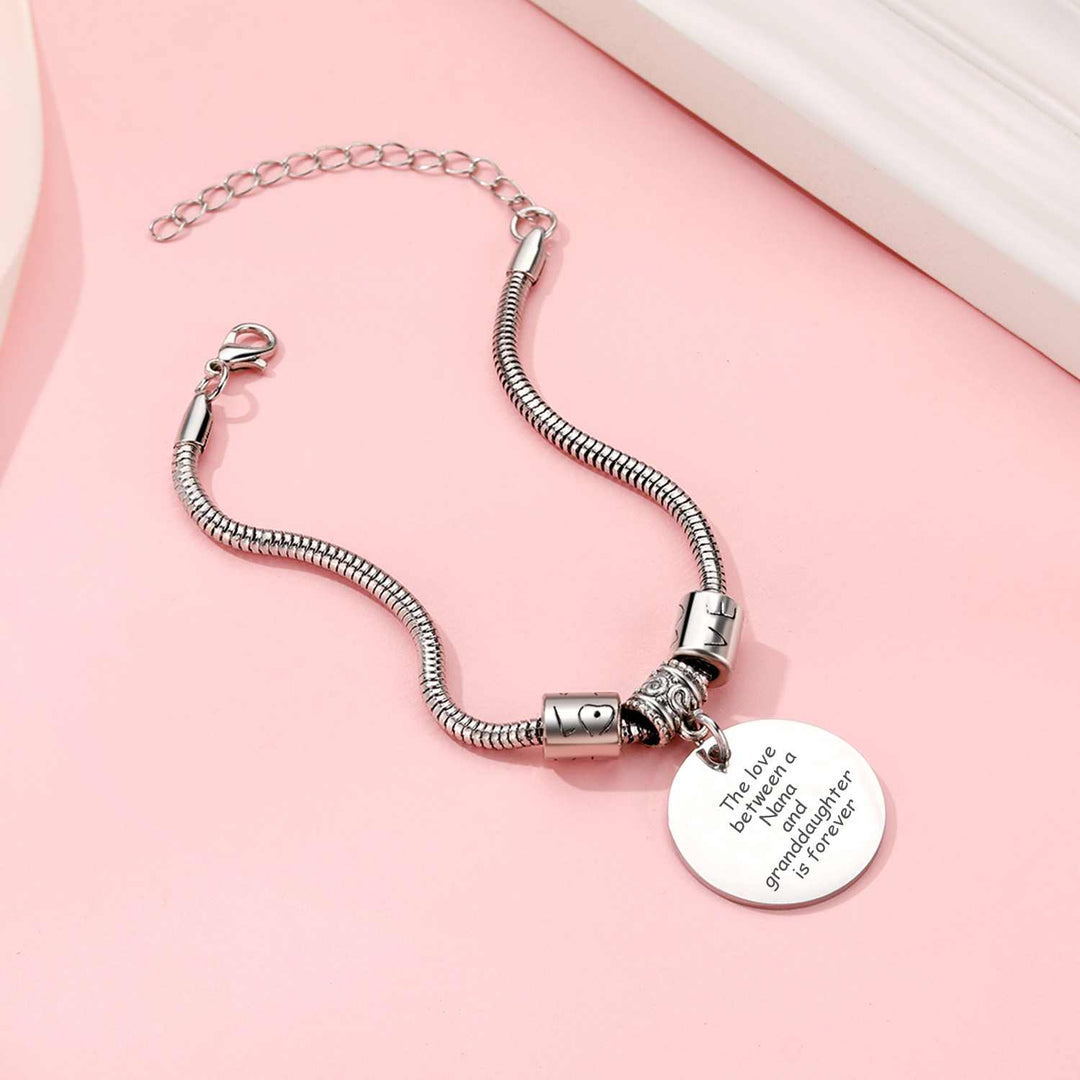 To My GRANDDAUGHTER "The love between a Nana and Granddaughter is forever" Bracelet - SARAH'S WHISPER