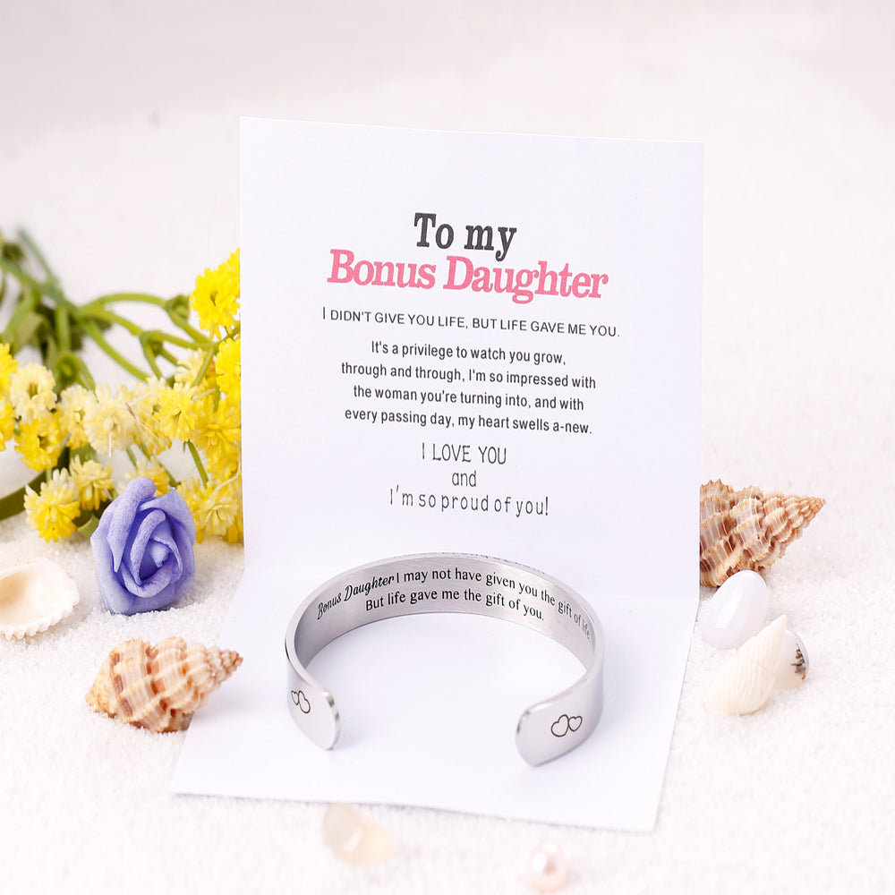 TO MY BONUS DAUGHTER BANGLE - SARAH'S WHISPER