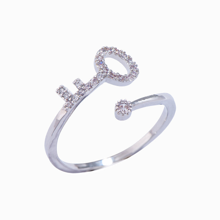 "There are still hundreds of question marks for you to explore. Life is amazing, and so are you" Adjustable Ring