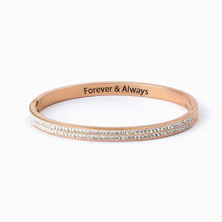 To My Sister "Forever & Always" Bracelet