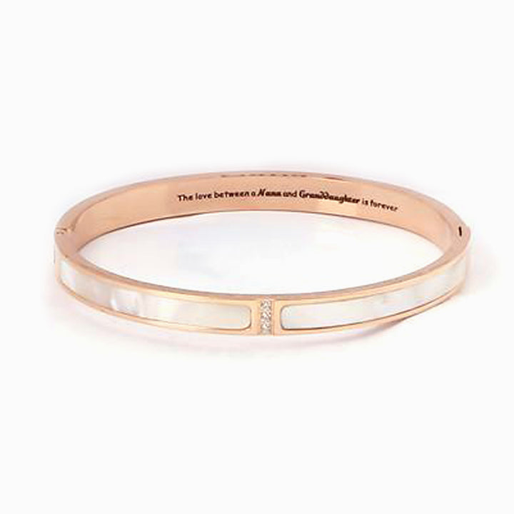 To My GRANDDAUGHTER "The love between a Nana and Granddaughter is forever" Forest Fritillary Temperament Bracelet