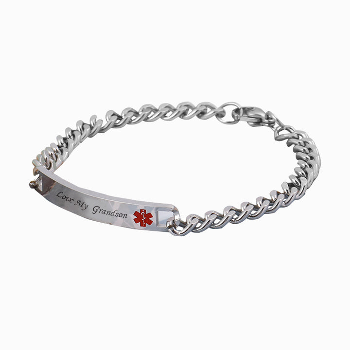 To My Grandson "Love My Grandson" Bracelet