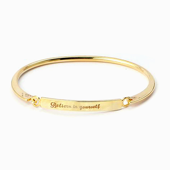 To My Bonus Daughter "Believe in yourself" Bracelet