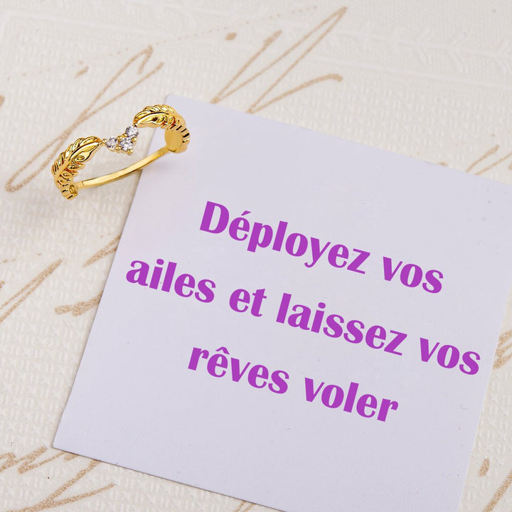 D¨¦ployez vos ailes et laissez vos r¨ºves voler - anneau