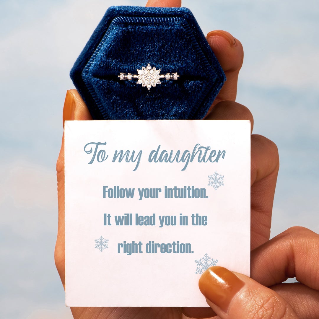 To My Daughter, "Follow Your Intuition. It Will Lead You In The Right Direction." Ring