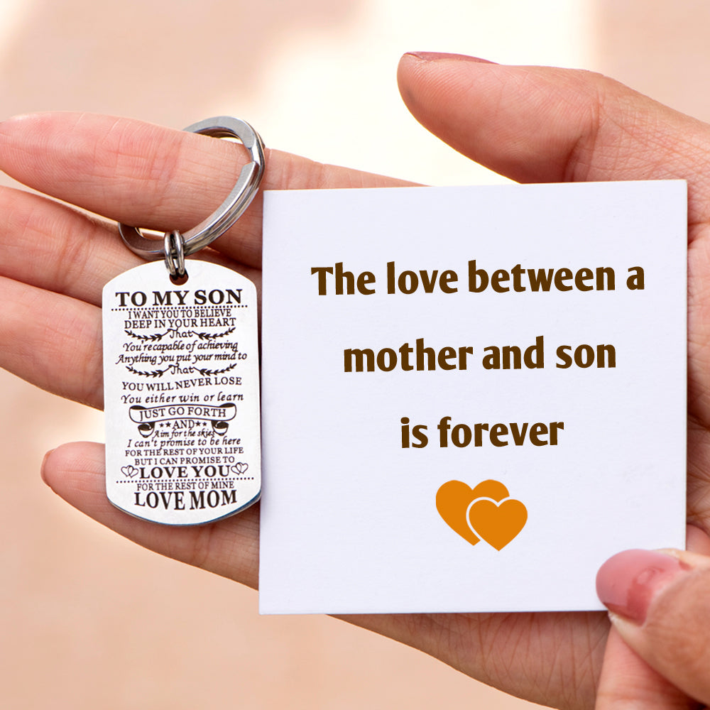 To My Son "Forever Love" Key Ring