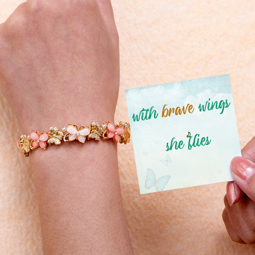 "BRAVE WINGS" Butterfuly Bracelet