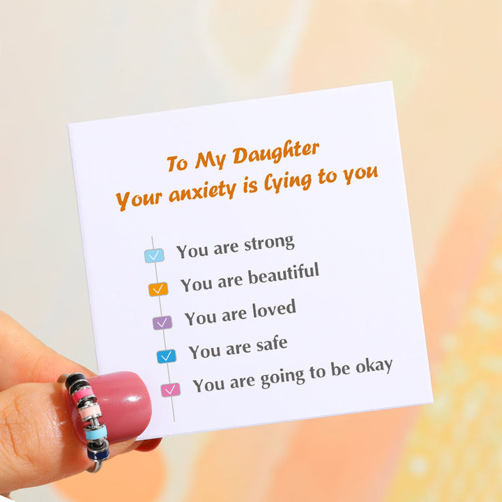 To My Daughter "You are going to be okay" Fidget Ring