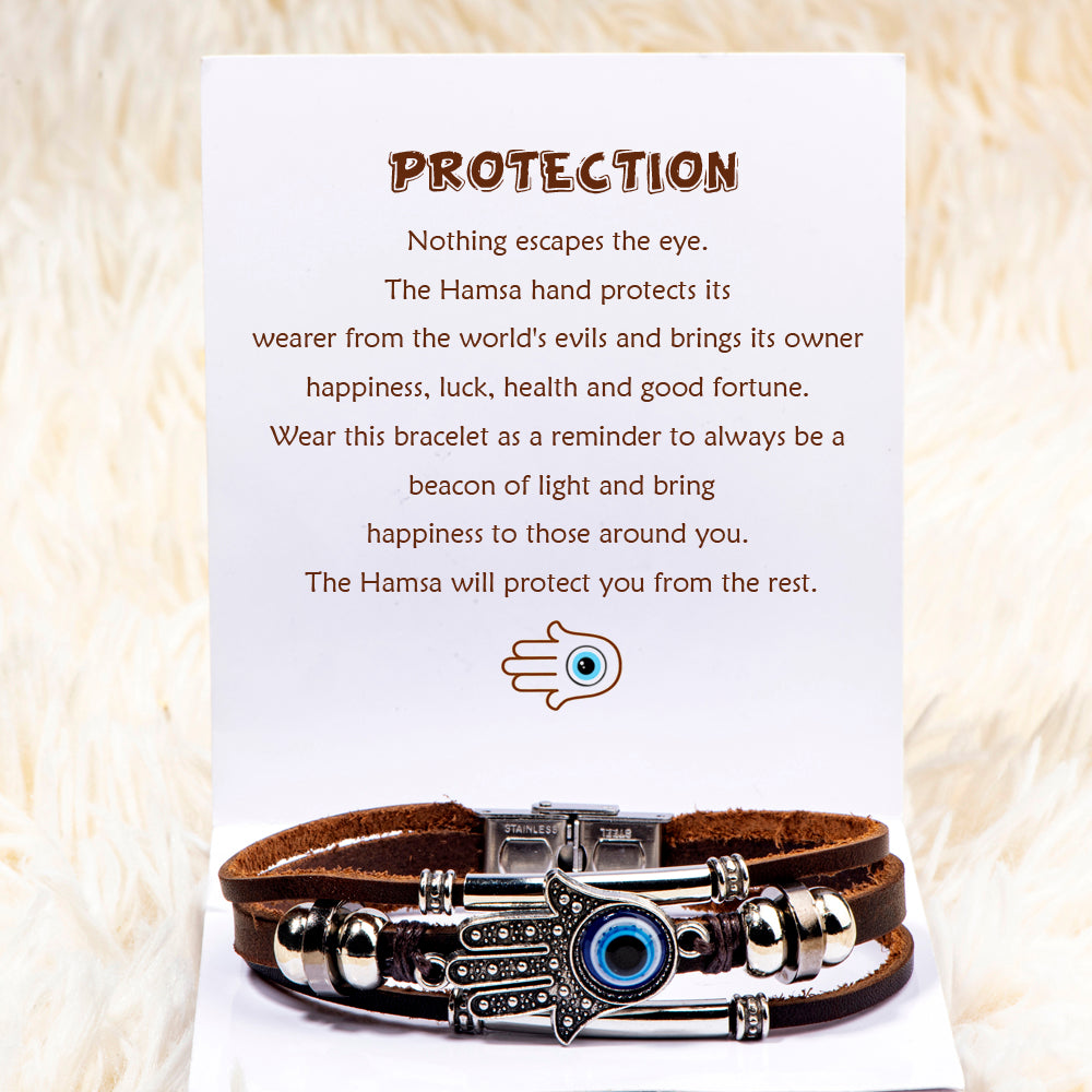 "PROTECTION" Evil Eye Bracelet