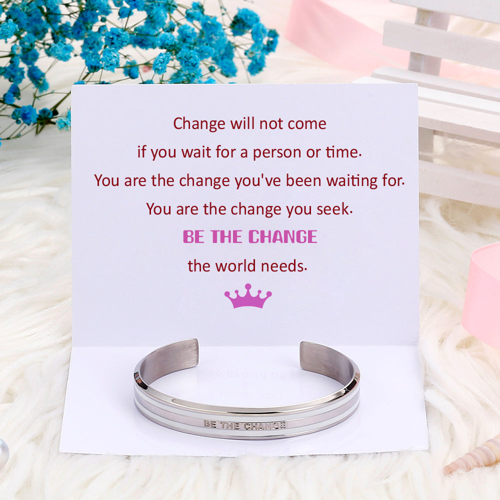 "You are the Change" Change Bracelet