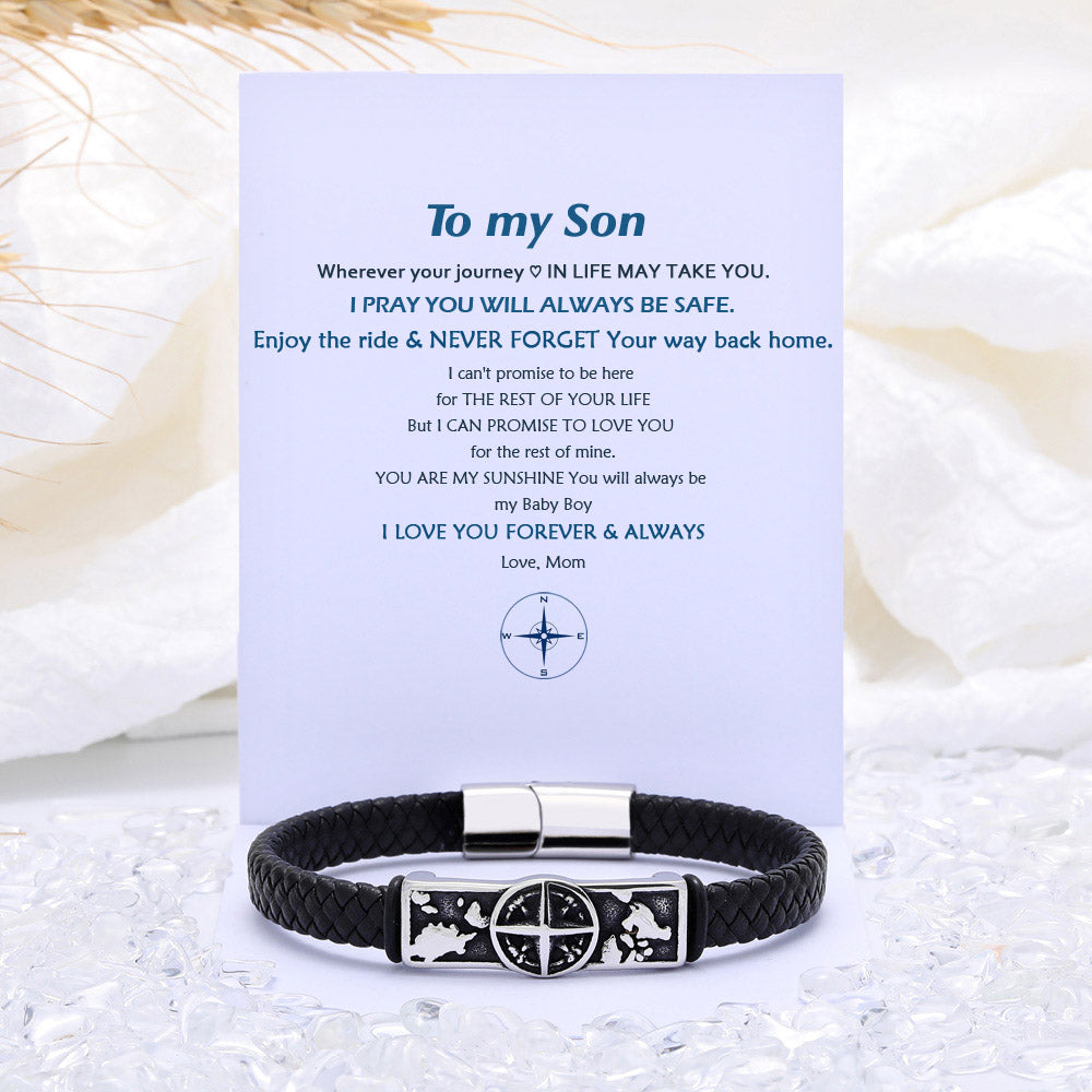 To My Son "FOREVER & ALWAYS" Men's Bracelet