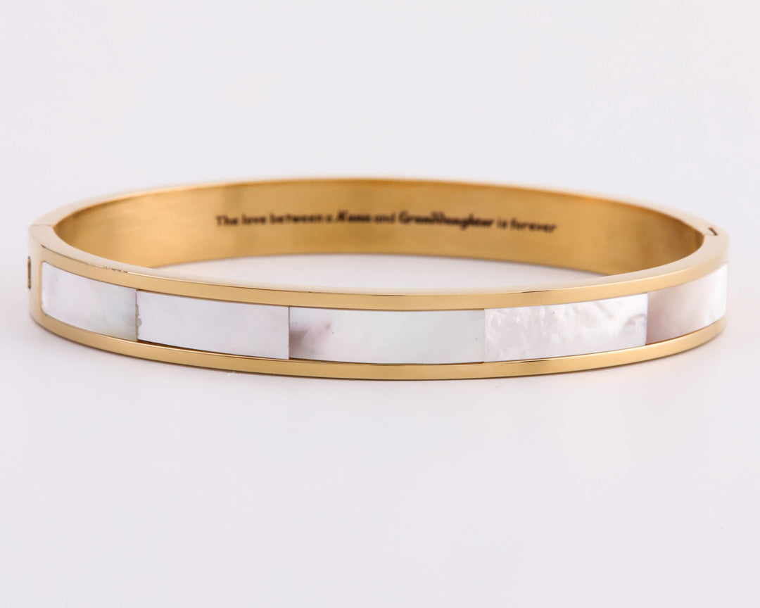 To My Granddaughter "the love between a Nana and granddaughter is forever" Bracelet - SARAH'S WHISPER
