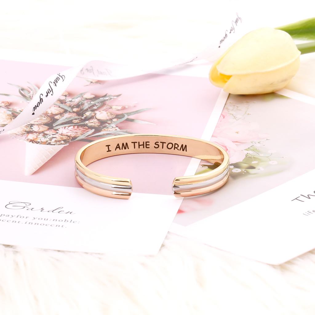 To my Daughter "I AM THE STORM" Bracelet - SARAH'S WHISPER