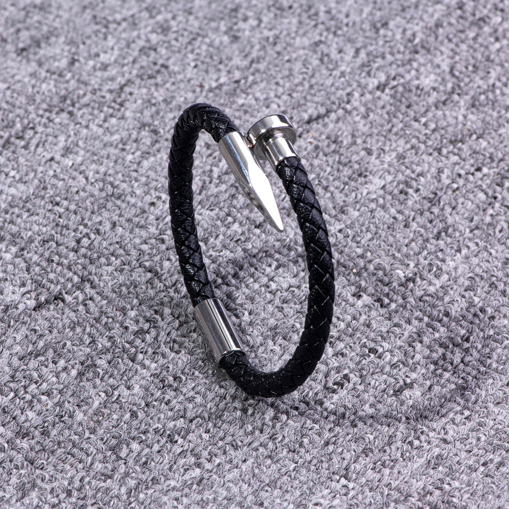 "Stay sharp and seek for balance." Pointed Bracelet