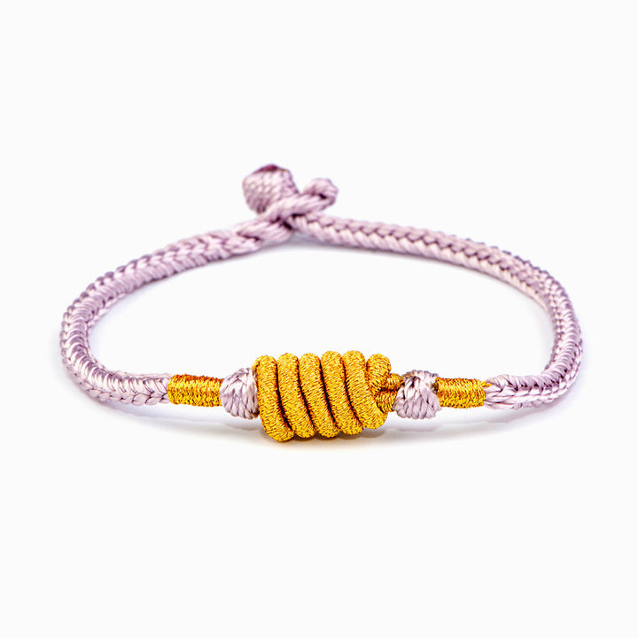 "Eternal Love" Knot Bracelet for granddaughters, handmade with a strong cotton rope knot symbolizing a grandmother's eternal love.