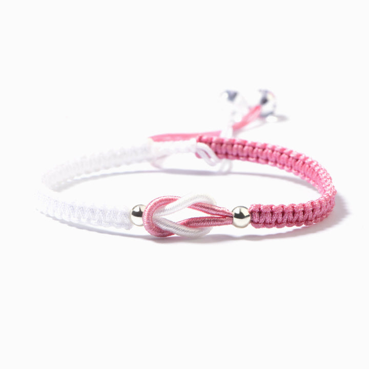 [Super Sale] To My Granddaughter "Forever Linked Together" Handmade Braided Bracelet