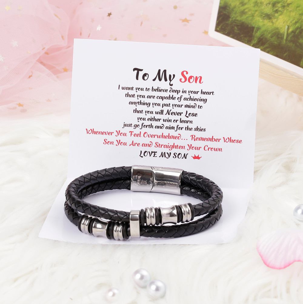 TO MY SON "Love My Son" Bracelet - SARAH'S WHISPER