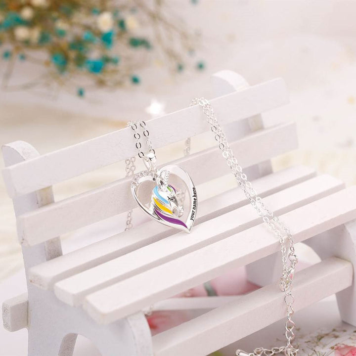 [Personalized Text] "Always be yourself. Unless you can be a unicorn. Then always be a unicorn." Unicorn Necklace - SARAH'S WHISPER