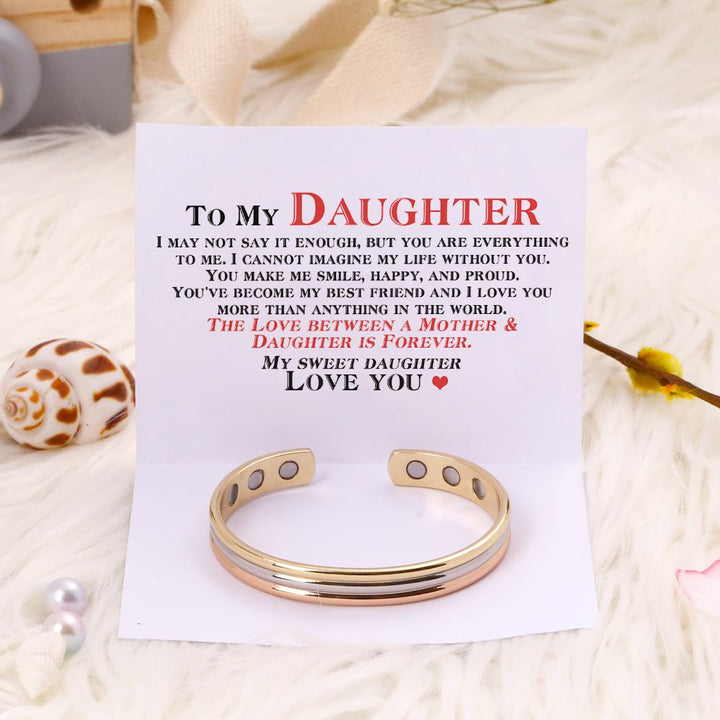 To My Daughter "The love between a mother and daughter is forever" Bracelet - SARAH'S WHISPER