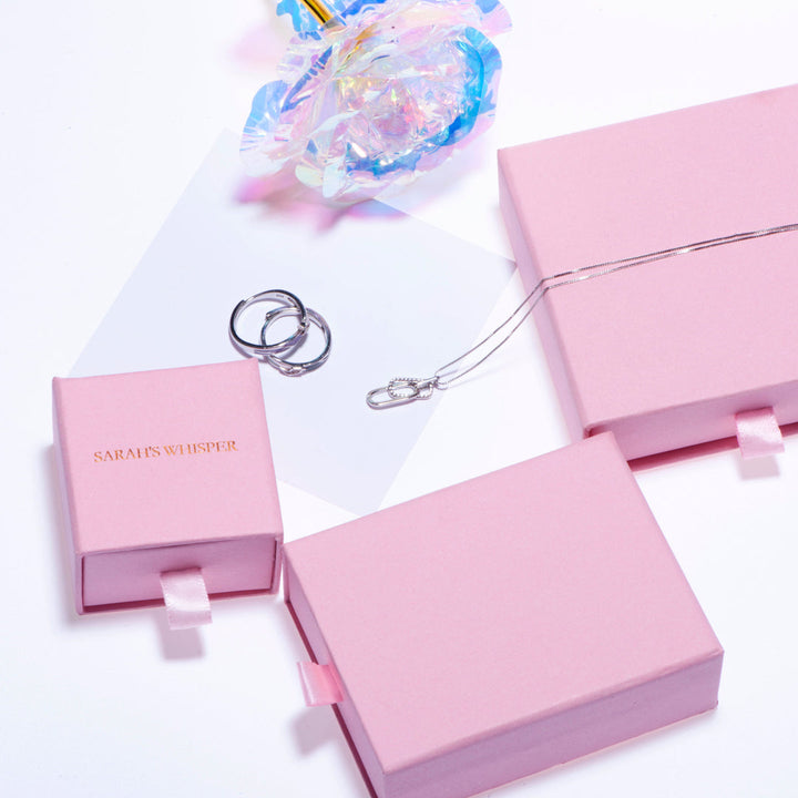 Double Heart Bracelet for Granddaughter with Heartfelt Card, Gift Box, and Bag, Symbolizing Forever Bond