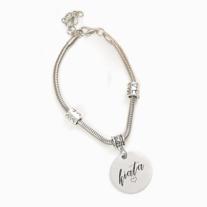 [CUSTOM NAME AND OPTION BIRTHSTONE] To my Bonus Daughter “BONUS DAUGHTER, I MAY NOT HAVE GIVEN YOU THE GIFT OF LIFE. BUT LIFE GAVE ME THE GIFT OF YOU” Bracelet